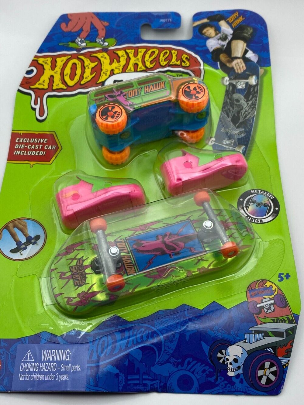 Hot Wheels Skate Tony Hawk With Car Included (HOWLAN & ROCKSTER)